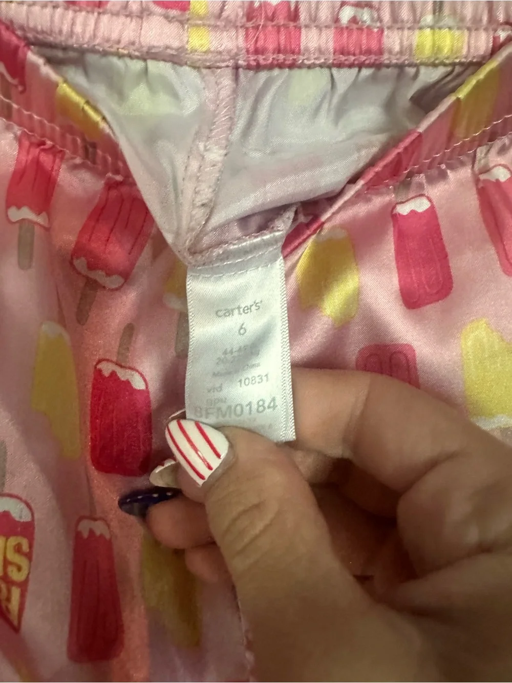 Carter's Pink Popsicle Print Pajama Pants